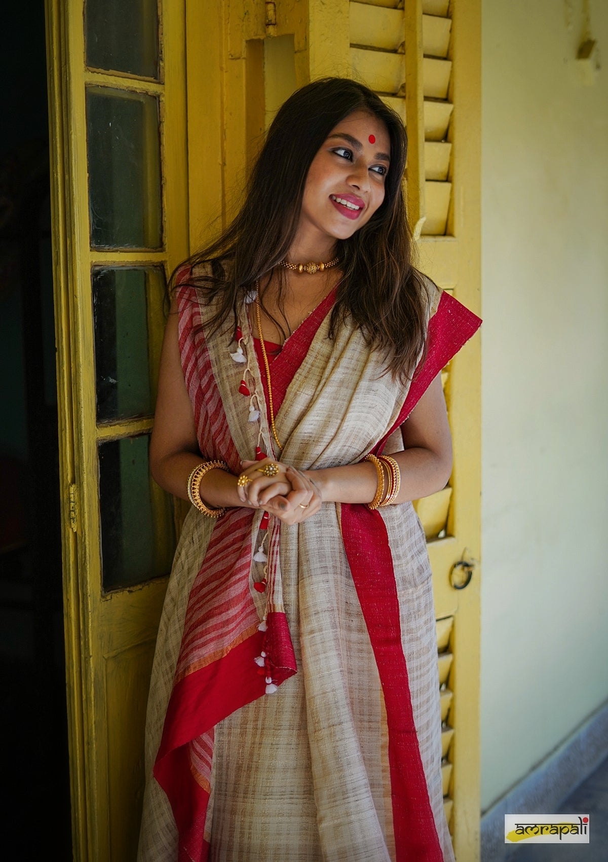 Handloom Tussar Cotton Katia – Amrapali Boutique